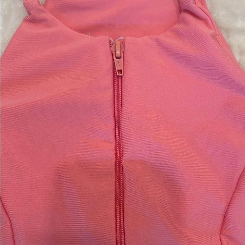 Becco Pink Zip-Front Active Top / Sports Top Medium - Picture 4 of 4